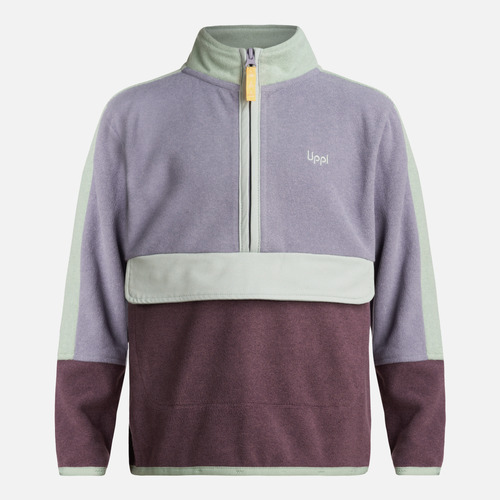 Poleron Niña Fireplace 1/4 Zip Sweatshirt Morado Claro Lippi