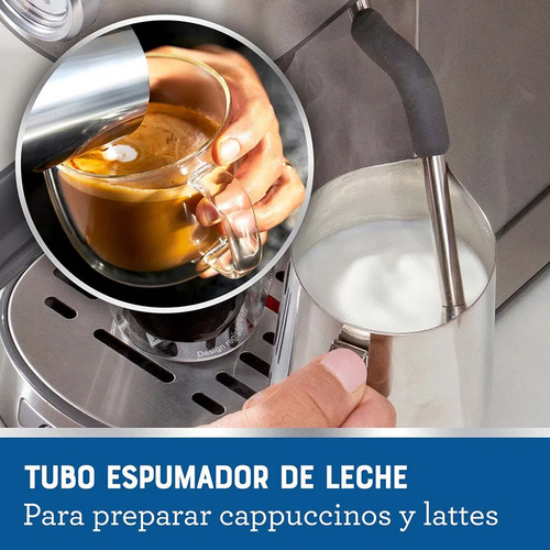 Cafetera De Espresso Oster Compacta Bvstem7200 Accesorios