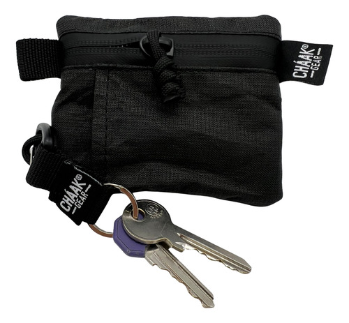 Monedero/billetera Táctica Cháak Gear De Tela Premium Black Challenge Ultra