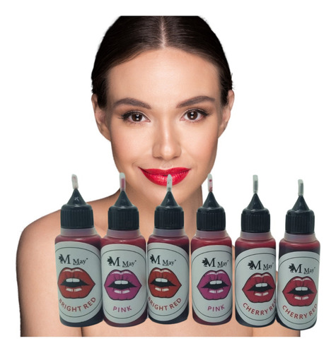 Set De 6 Hermosas Tintas Coreanas Para Labios Lip Tint Stain