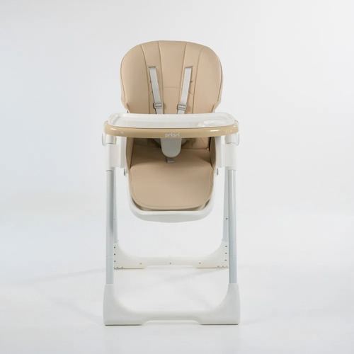 Silla De Comer Bebe Alturas Posiciones Reclinable Con Ruedas 3028 Con Ruedas Beige