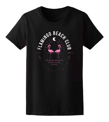 Flamingo Beach Club Camiseta De Mujer