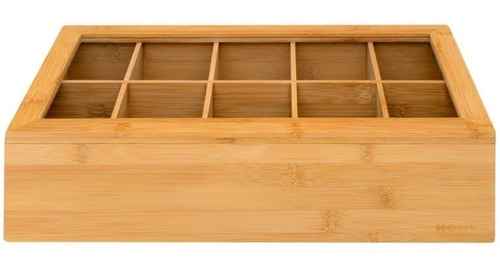 Caja Porta Te, 10 Divisiones