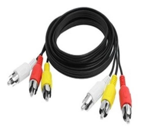 Cable Rca A Rca Video Audio 3 Colores 