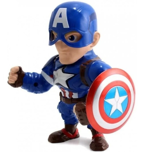 Imagen 1 de 4 de Metals Die Cast Captain America 