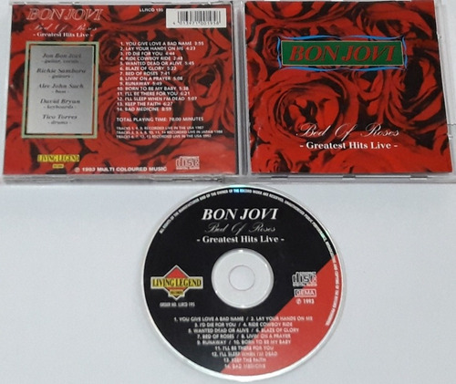 Bon Jovi - Bed Of Roses ( Cd Btl ) Importado