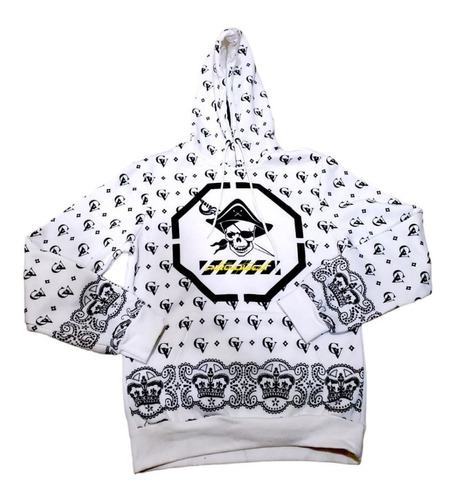 Sudadera Hoodie Básica Diseño De Pirata Calidad Premium     