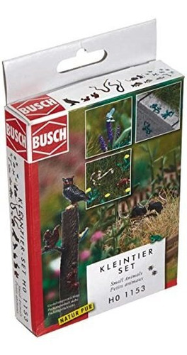 Conjunto Busch 1153 Pequeños Animales 8 - Escala Ho Kit Pais