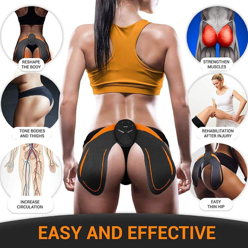 Parche De Entrenamiento Muscular For GlĂșteos Ems Recargable