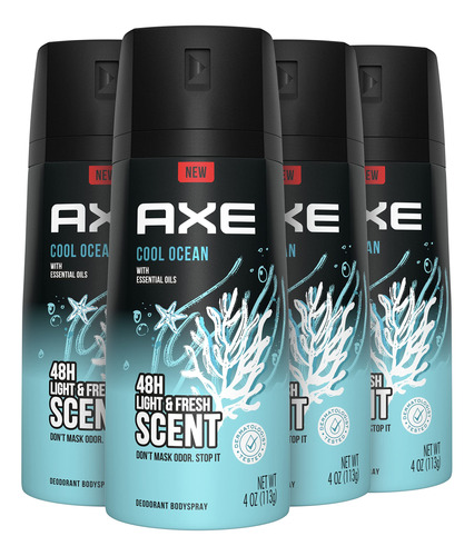 Axe Desodorante En Aerosol Corporal De Doble Acción Para U.