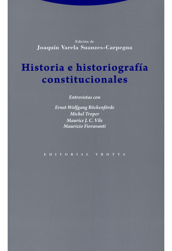 Libro Historia E Historiografia Constitucionales