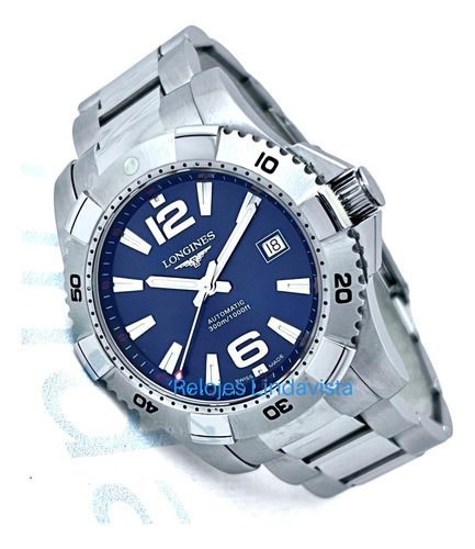 Reloj Longines Hydroconquest Azul Acero Automático 