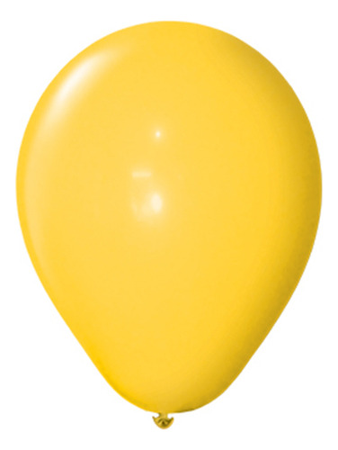 Globos De Látex De 12 Pulgadas Decoración De Eventos X 50 U. Color Amarillo Standar