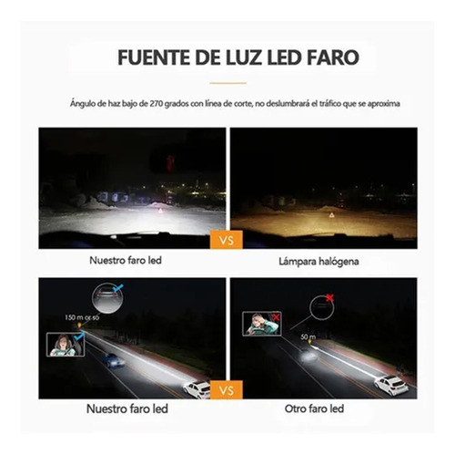 Faros Led Antiniebla Para Mazda 6 2011-2013