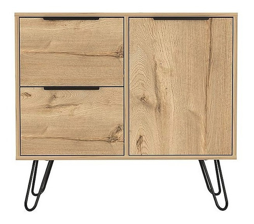 Comoda Doble Concept D-73 2p+1c 83x35x69 Cms Duna Wengue
