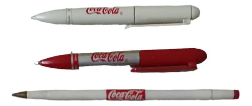 Lapiceras Con Publicidad De Coca Cola,distintas Sin Carga