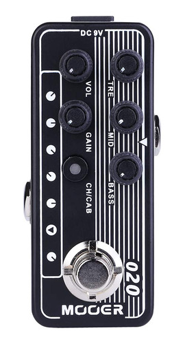 Mooer Preamplificador Digital Guitarra 020 Blueno