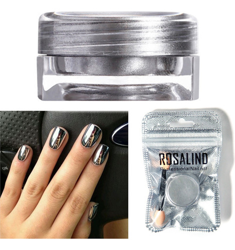 Rosalind Gel Pigmentado De Uñas Cromado Efecto Espejo Para M