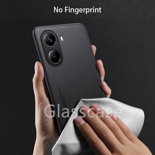 Funda Para Xiaomi Poco X7 F7 M7 Pro, Piel Ultra Lisa, Funda De Teléfono, Textura, Protección Antiarañazos, Cubierta Trasera