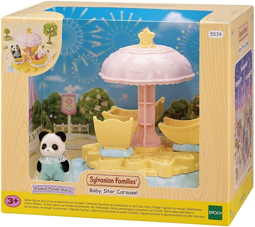Sylvanian Families Carrossel Estrela Para Bebês Epoch Magia