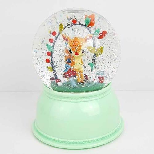 Veladora Bola Nieve Luz Led Nocturna Bambi Cadaques Kids