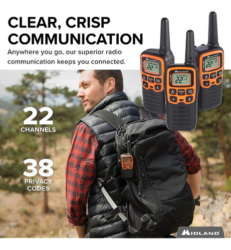 Midland - X-talker T51vp3, 22 Canales Frs Two-way Radio - Ex
