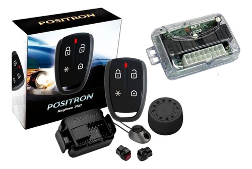 Alarme Positron Kl360 Kl 360 Keyless + Módulo De Vidros Aw52