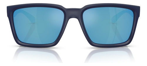 Anteojos de sol Arnette AN4346 talle Standard armazón negro y lente azul