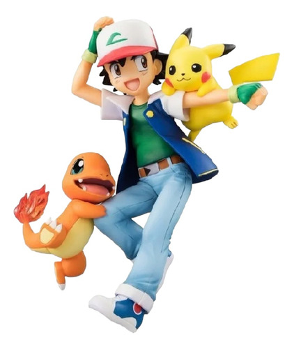 Pokemon Ash Pikachu Charmander No Articulable Original