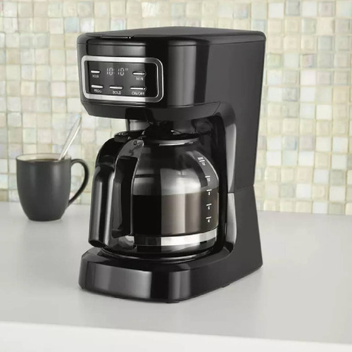 Cafetera Mainstays 12 Tazas Programable