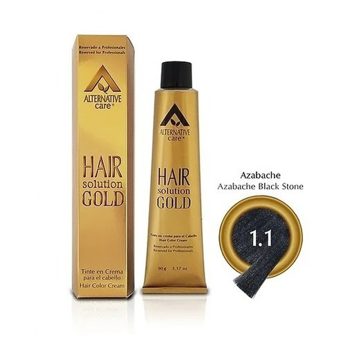 Tinte Hair Solution Gold 60ml  Negro Azabache  1.1