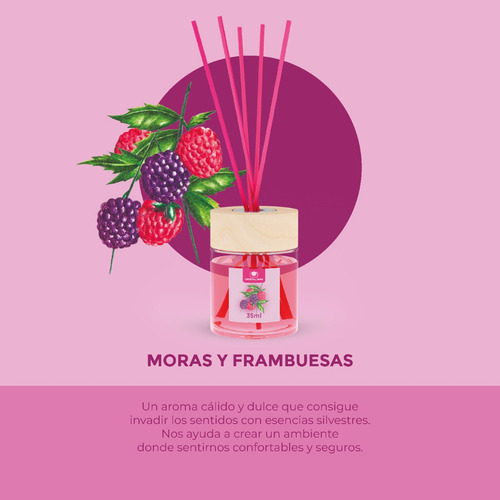 Cristalinas 3pack Varitas Aromatizantes Moras Y Frambuesa