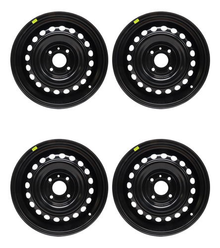 4 Rines Acero Nissan Sentra B16 06-12 16 Pulgadas