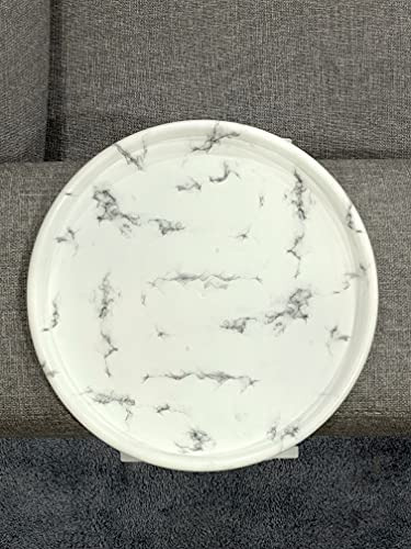 Mesa Con Clip Para Brazo De Sofá Con Estampado De Mármol, Me