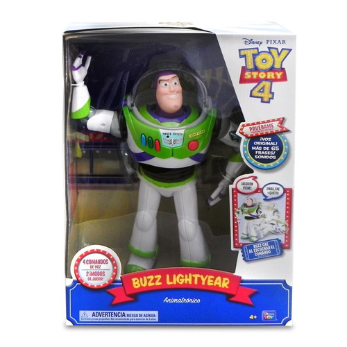 Toy Story 4 Buzz Lightyear Animatrónico Distribuidora Lv