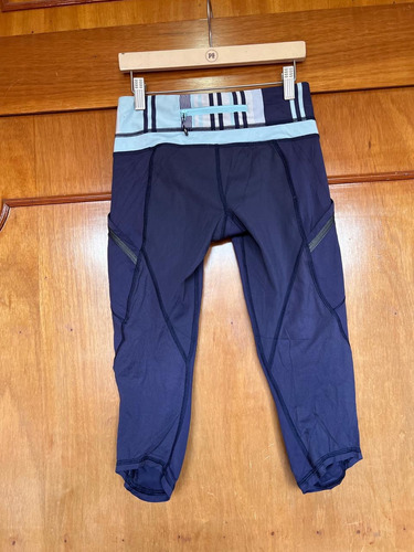 Leggings Deportivos Lululemon Morado Y Azul Talla 4 (Usado)