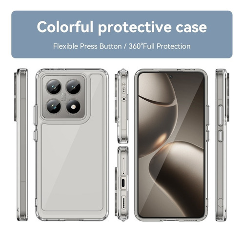 Funda Acrílico Transparente For Xiaomi 14t/pro/poco M6