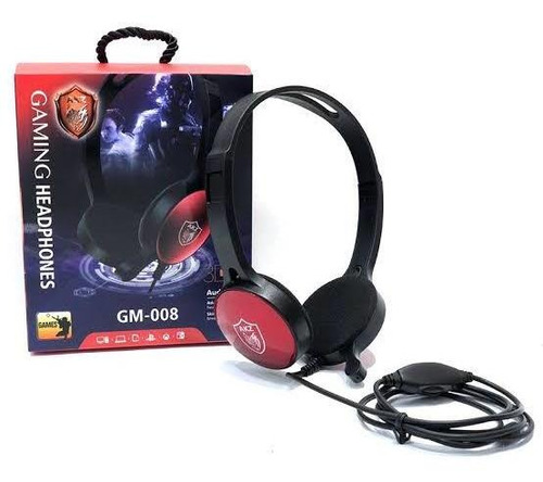 Auriculares Gamer Headset Akz Gm-008 Con Micrófono 