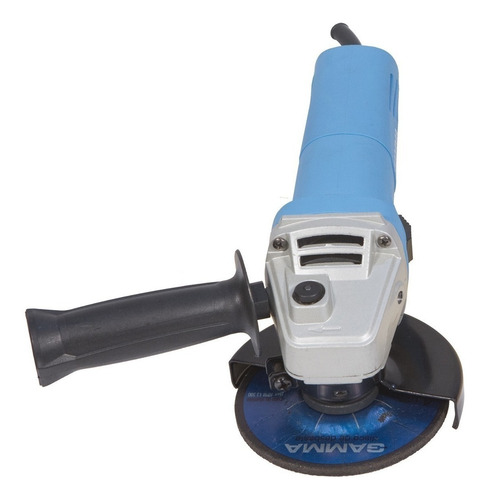 Imagen 2 de 3 de Amoladora angular Gamma G1910K de 60 Hz color celeste 750 W 220 V + accesorios