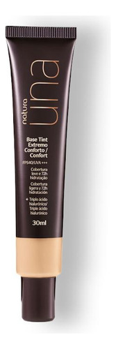 Base de maquillaje líquida Natura Una Una Base Tint Extremo Confort tono beige - 30mL 30g