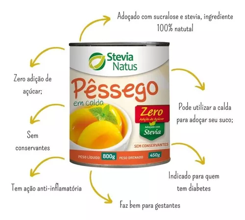 GELEIA DE PÊSSEGO SEM AÇÚCAR ( diet - light - fit) - Com várias sugestões  para adoçar 