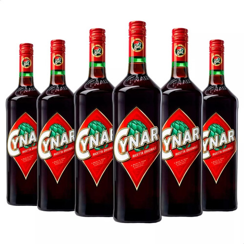 Aperitivo Cynar 750ml 6 Botellas Pack X6 Bebidas 01almacen 