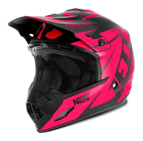 Capacete Moto Cross Pro Tork Jett Evolution Trilha + Óculos