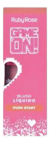 Colorete líquido Push Start de Game On Ruby Rose