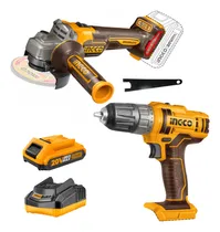 Comprar Combo Taladro 20v + Amoladora 4 1\u002F2  20v Ingco