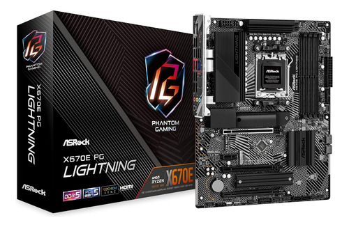 Board Asrock Amd X670e Pg Lightning Am5 Atx