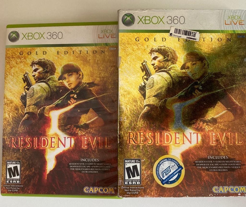 Resident Evil 5 Gold Edition | Xbox 360 | Caixa Completa