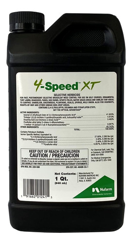 4-speed Xt Herbicida Qt Control De Malas Hierbas De Hoja Anc