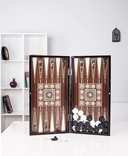 Juego De Mesa De Backgammon Turco - 19 Para Adultos Con Made