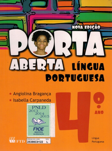 Livro Porta Aberta: Língua Portuguesa (4.o Ano)-nova Edição